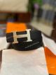 Classic Model Hermes Brushed Belt Buckle and So Black Leather Strap (4)_th.jpg
